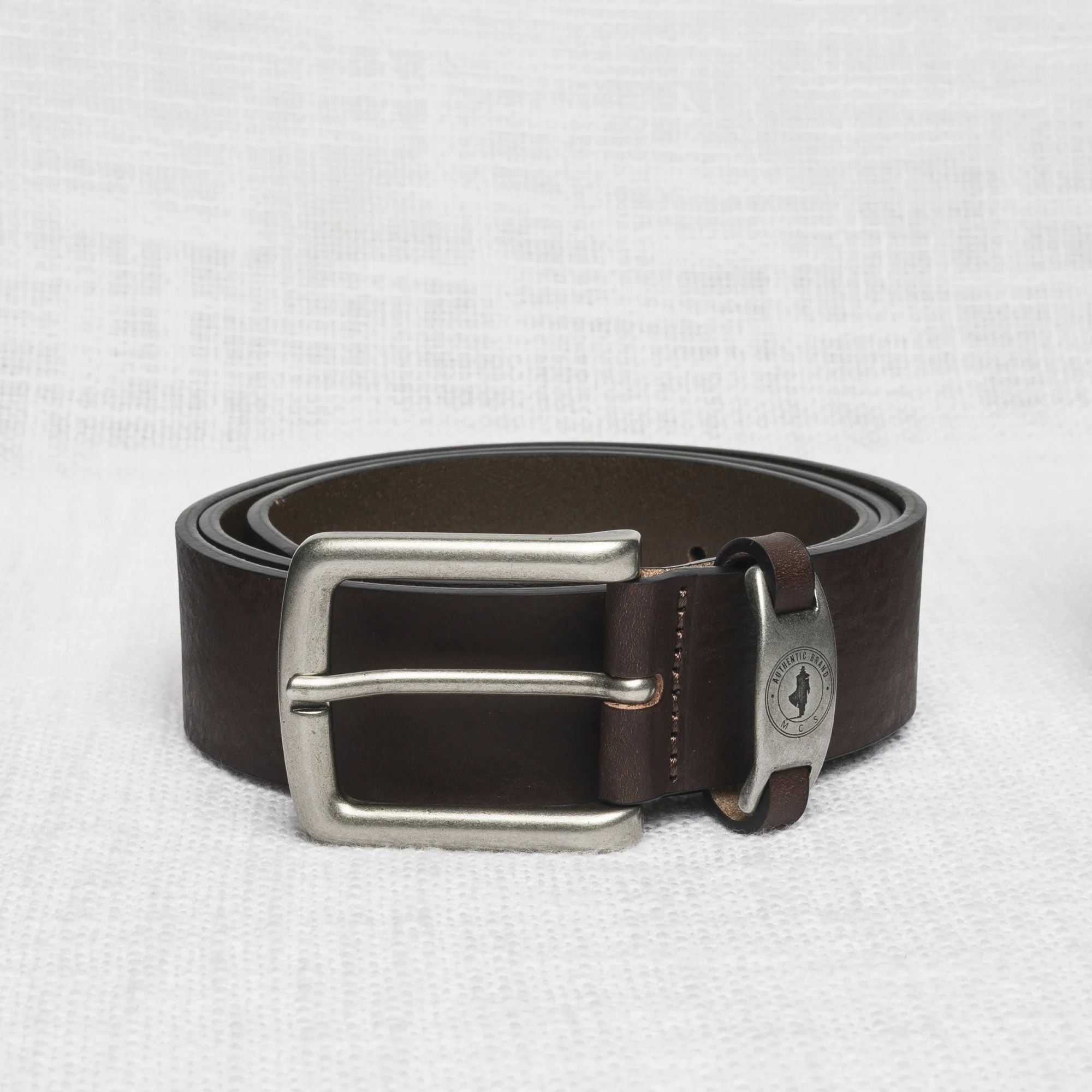 Cintura in Pelle con Fibbia Stondata - Image 3