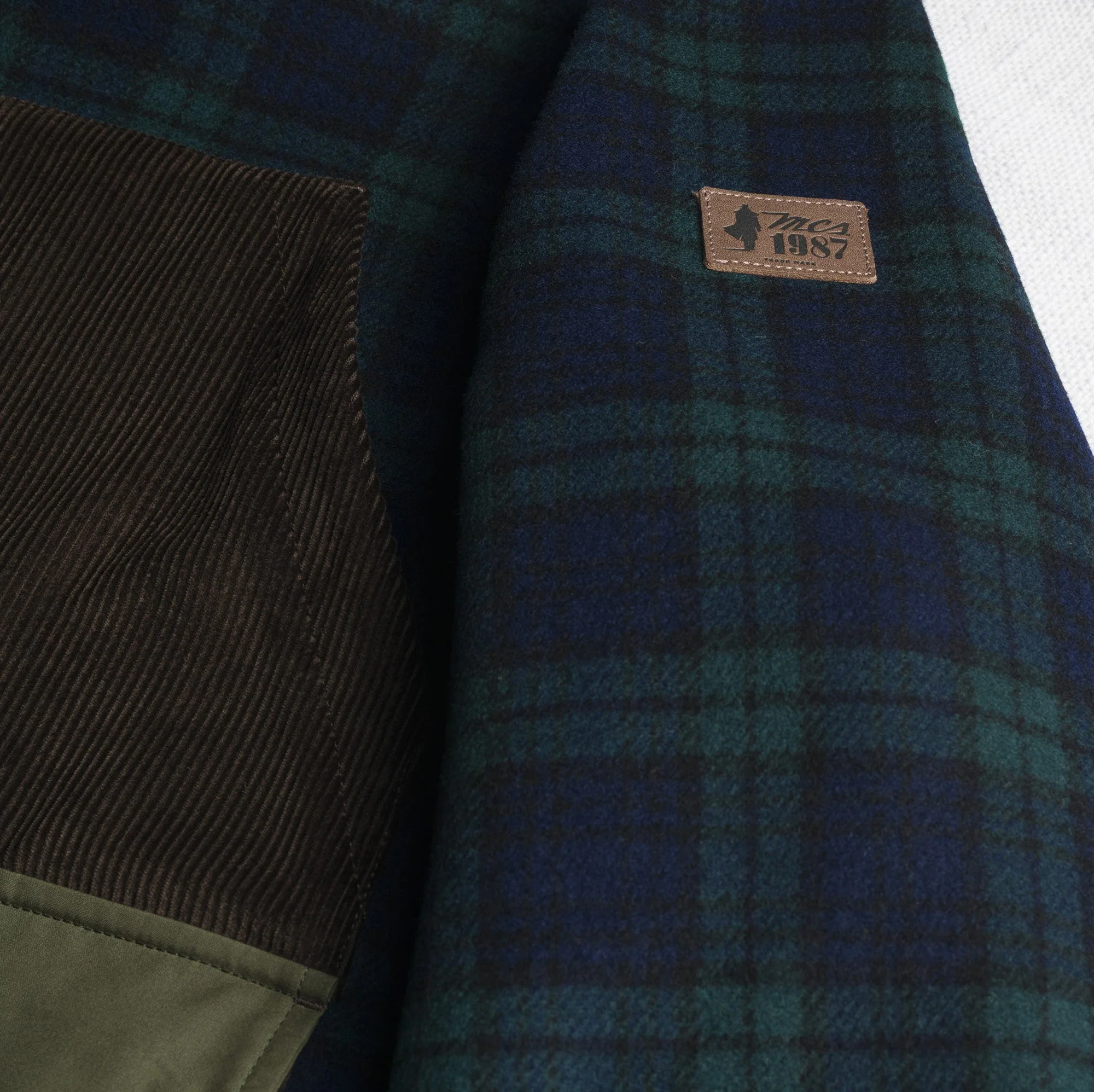 Giacca Harrington in lana check Black Watch - Image 5