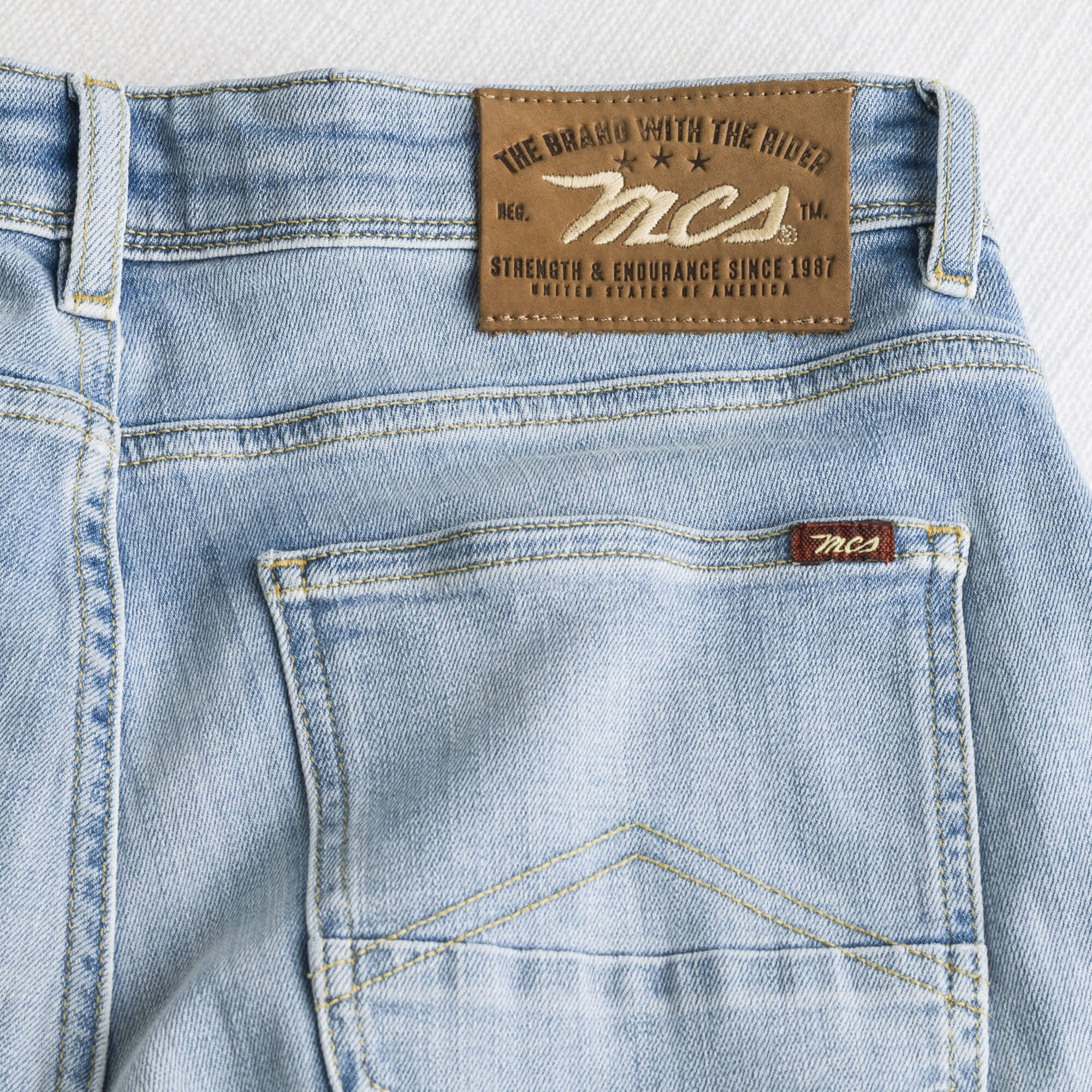 Jeans Bleached Slim - Sea Blue - Image 5