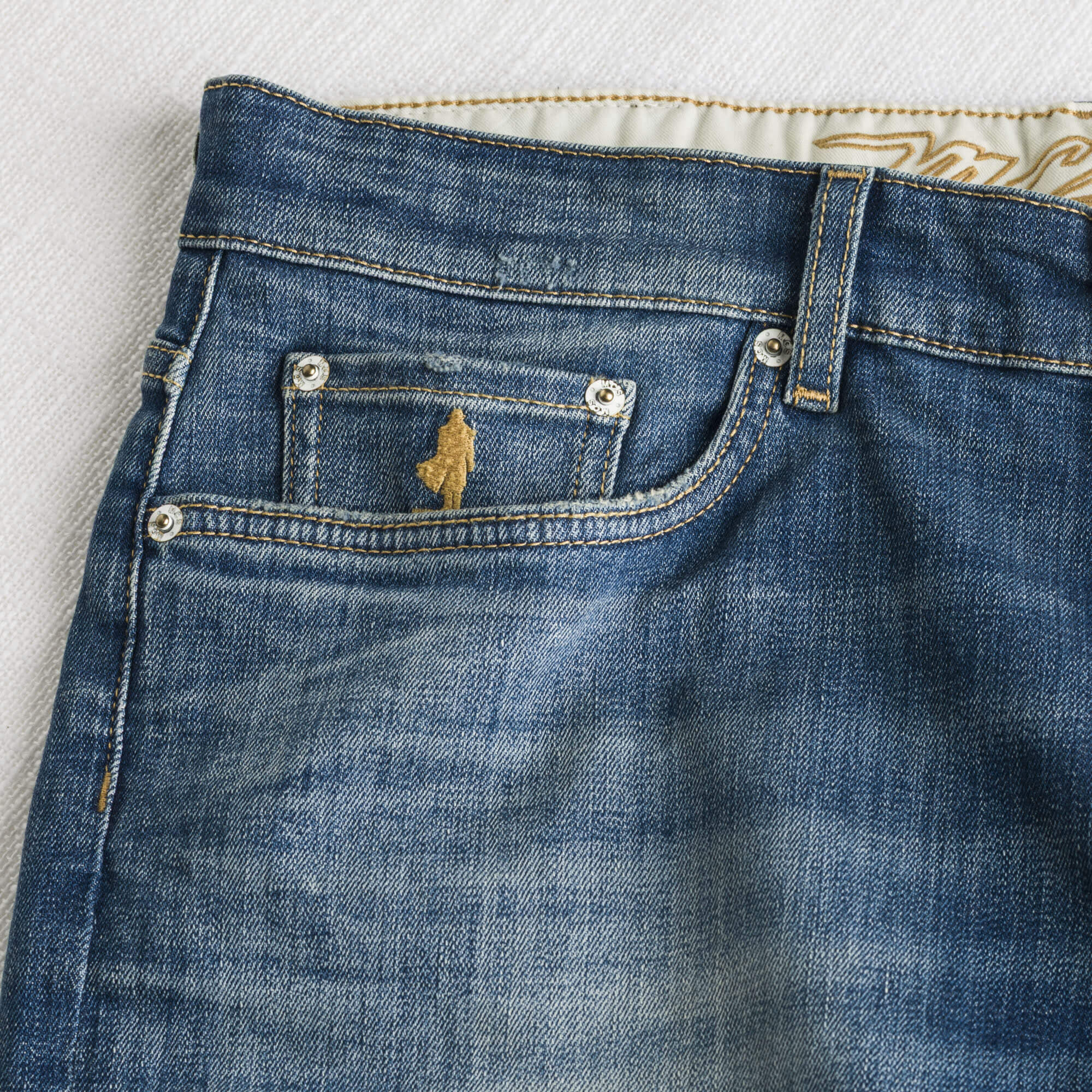 Jeans Distressed Regular - Denim - Image 3