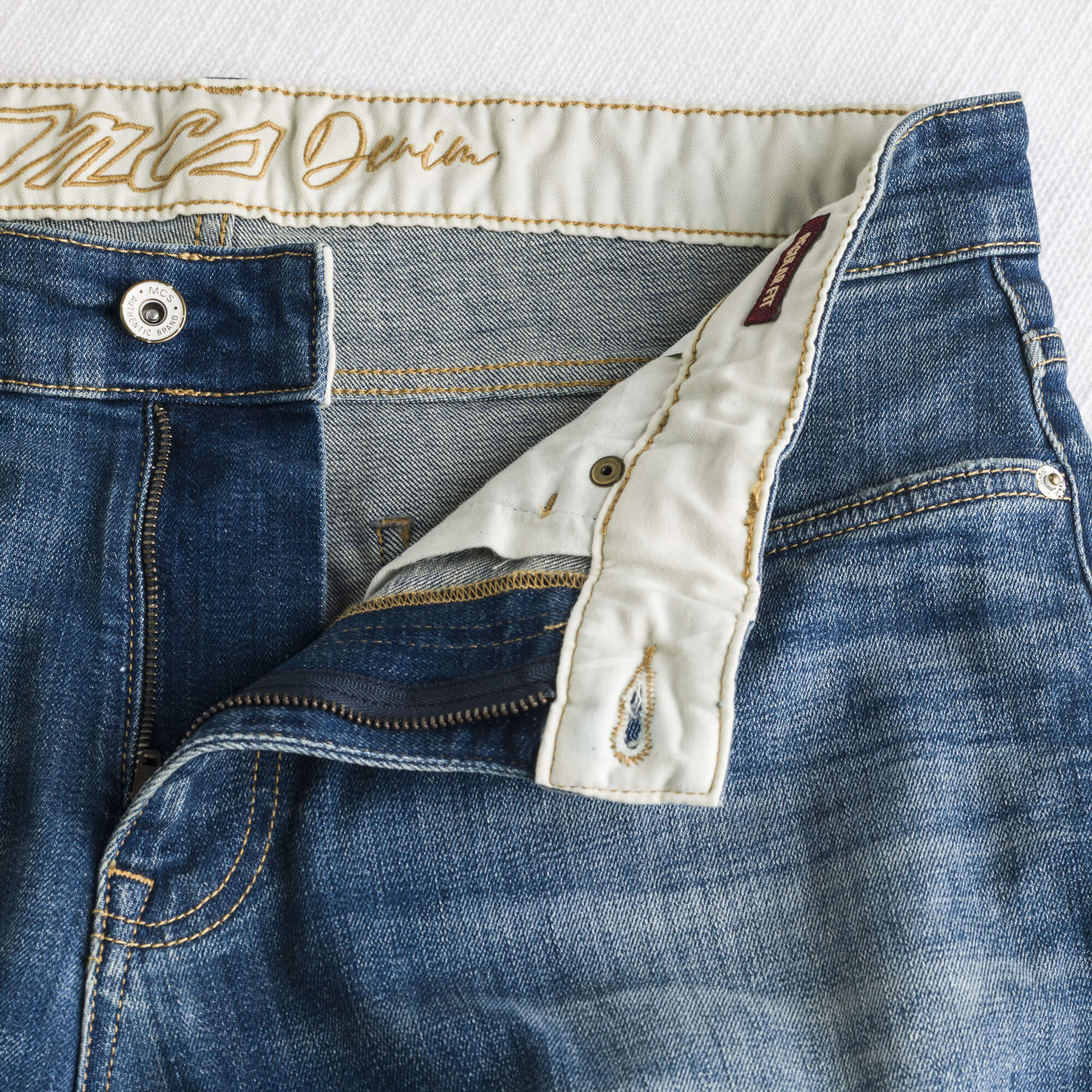 Jeans Distressed Regular - Denim - Image 4