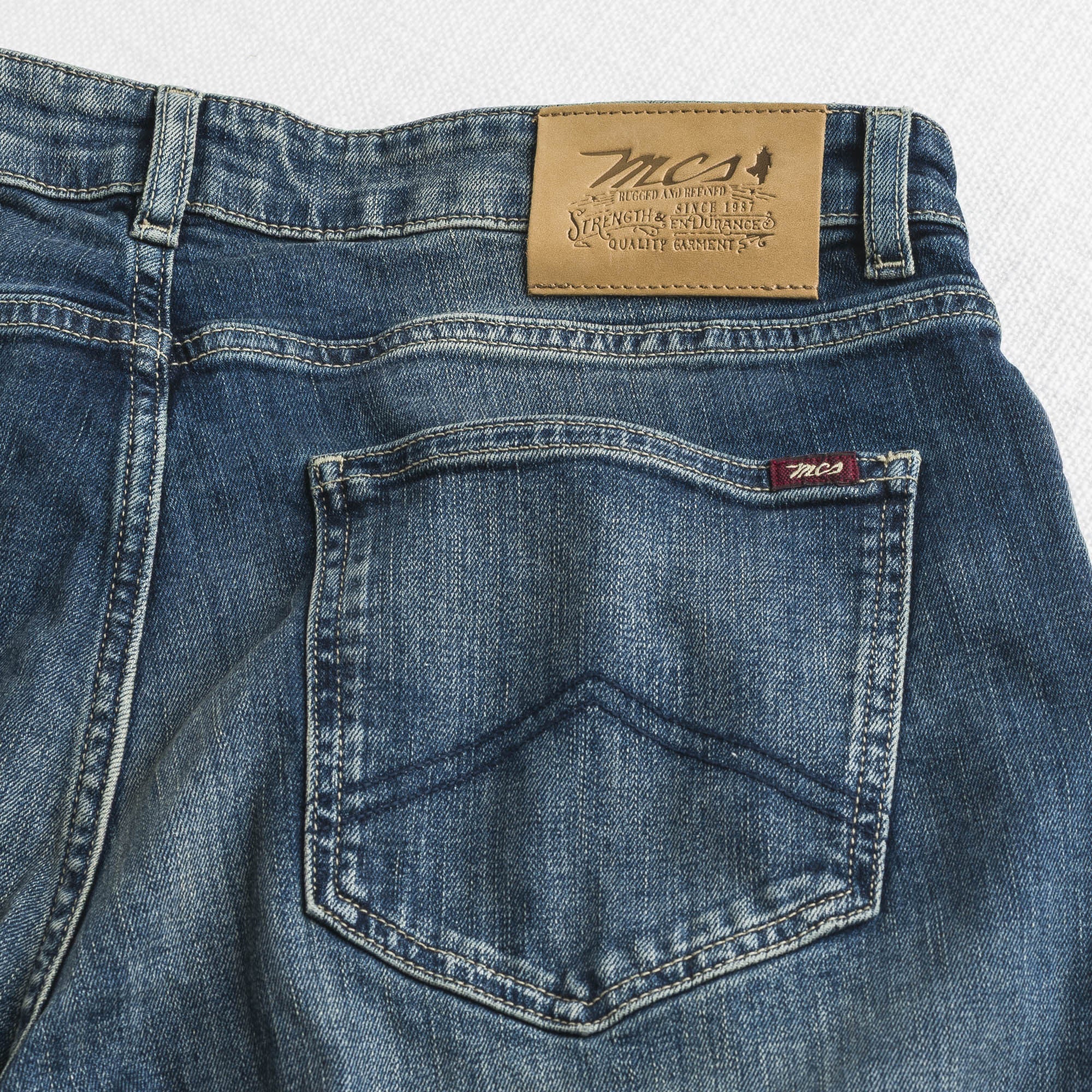 Jeans Regular Fit Blu Beige - Image 5