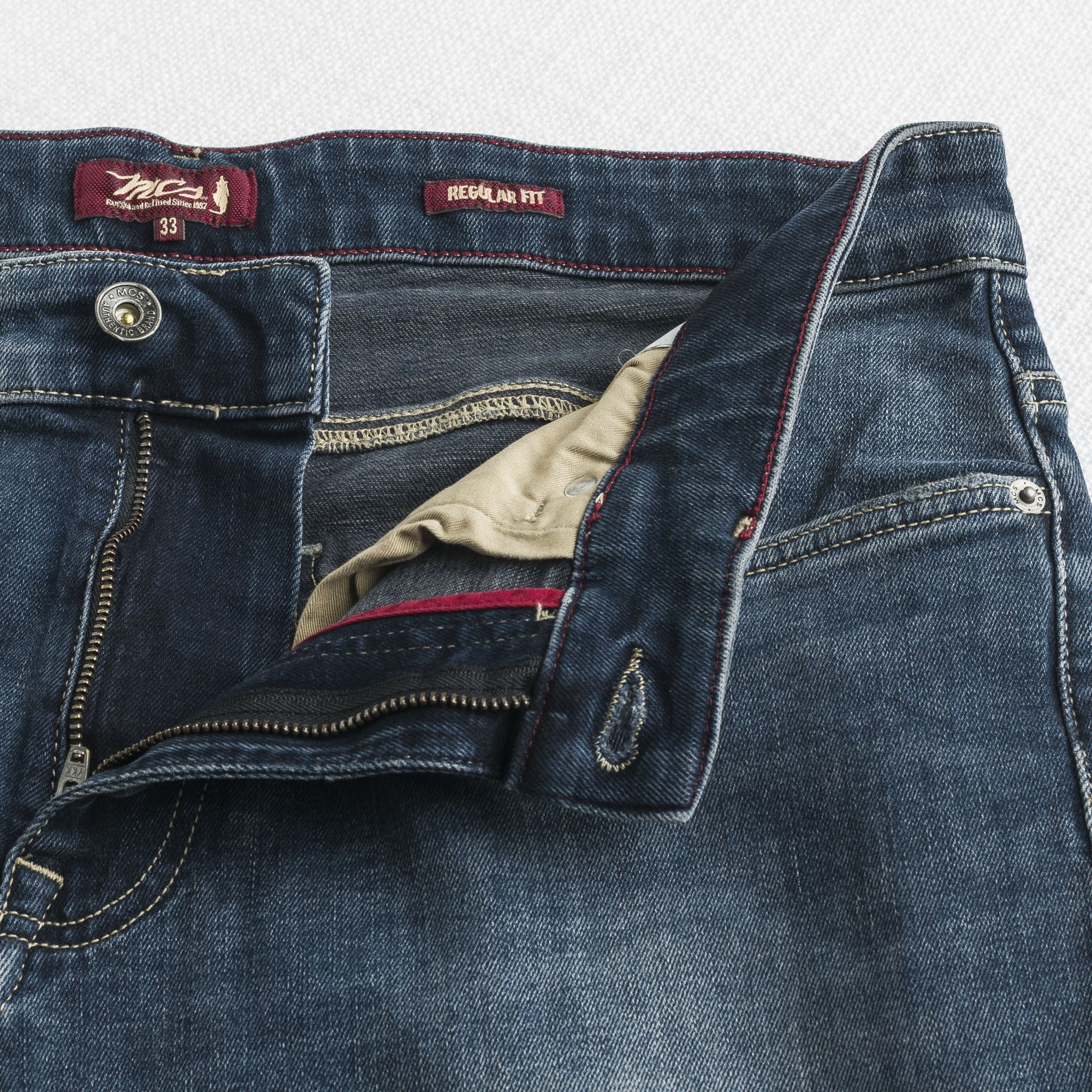 Jeans Regular Fit Blu Scuro - Image 4