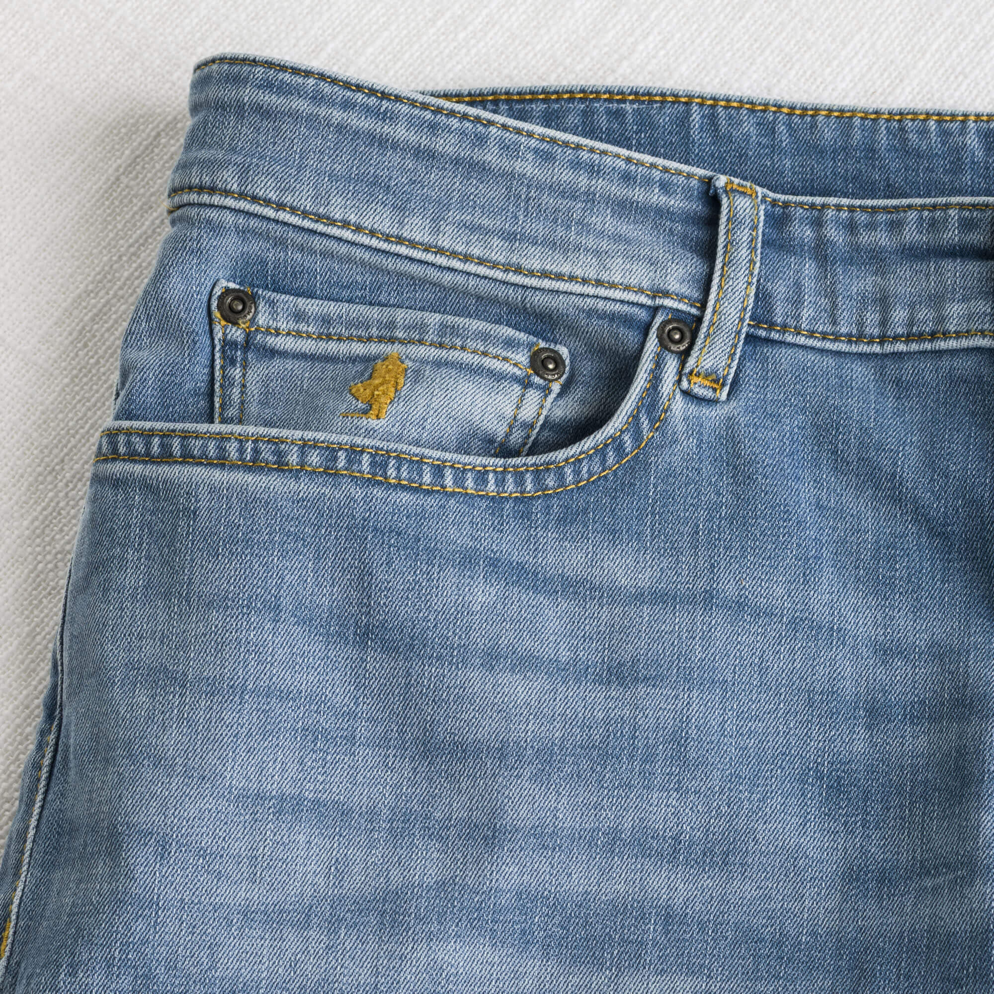 Jeans Stone Wash Regular - Tinted blue - Image 3