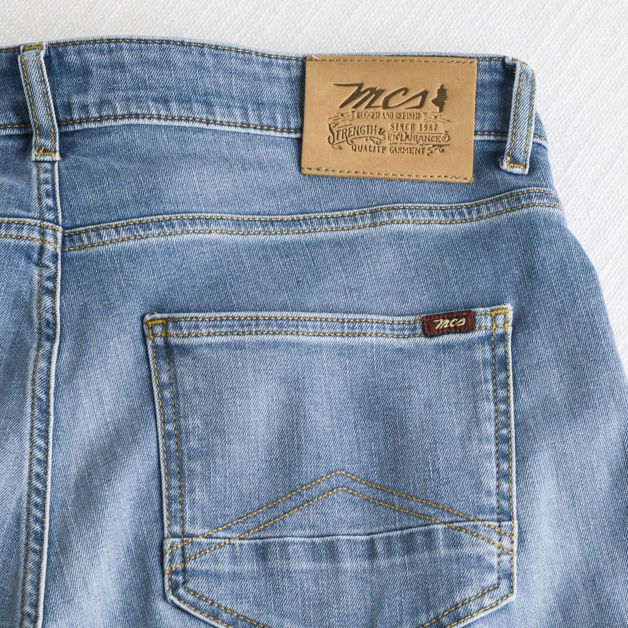 Jeans Stone Wash Regular - Tinted blue - Image 5