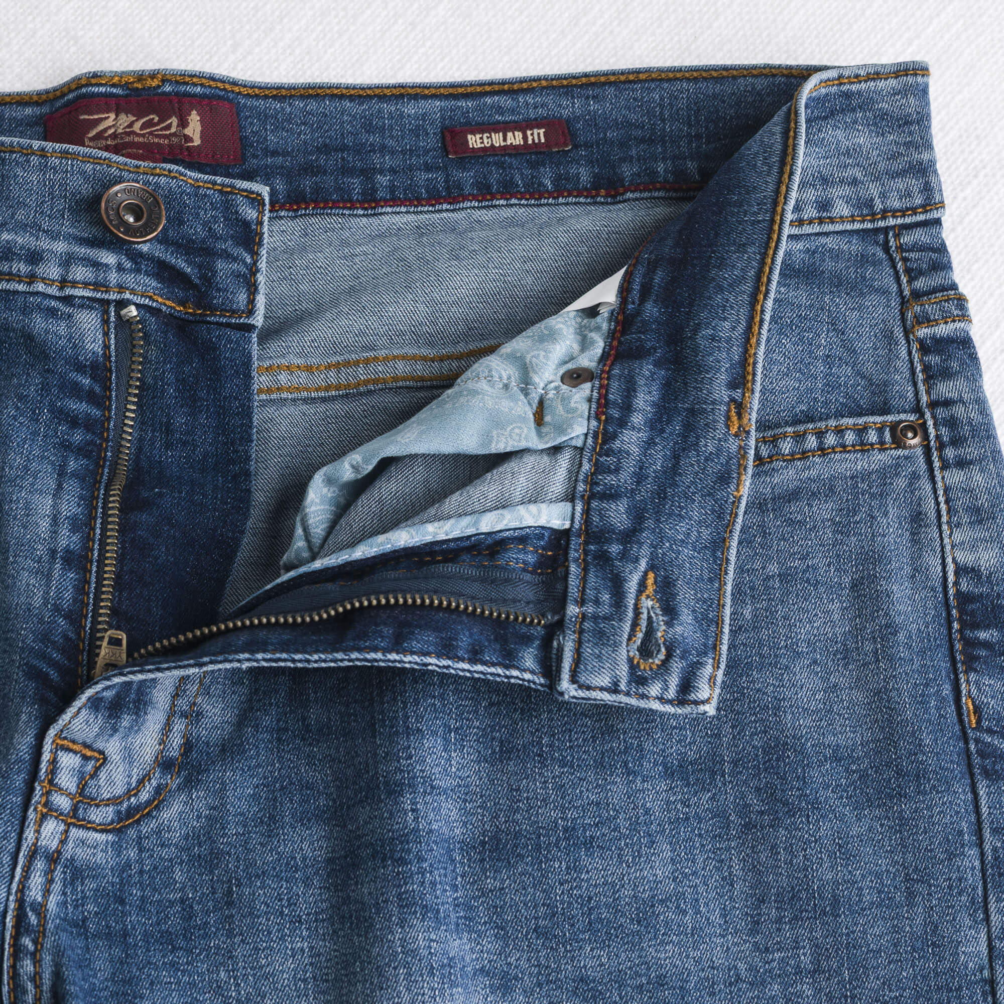 Jeans Stretch Regular - Indigo blue - Image 4