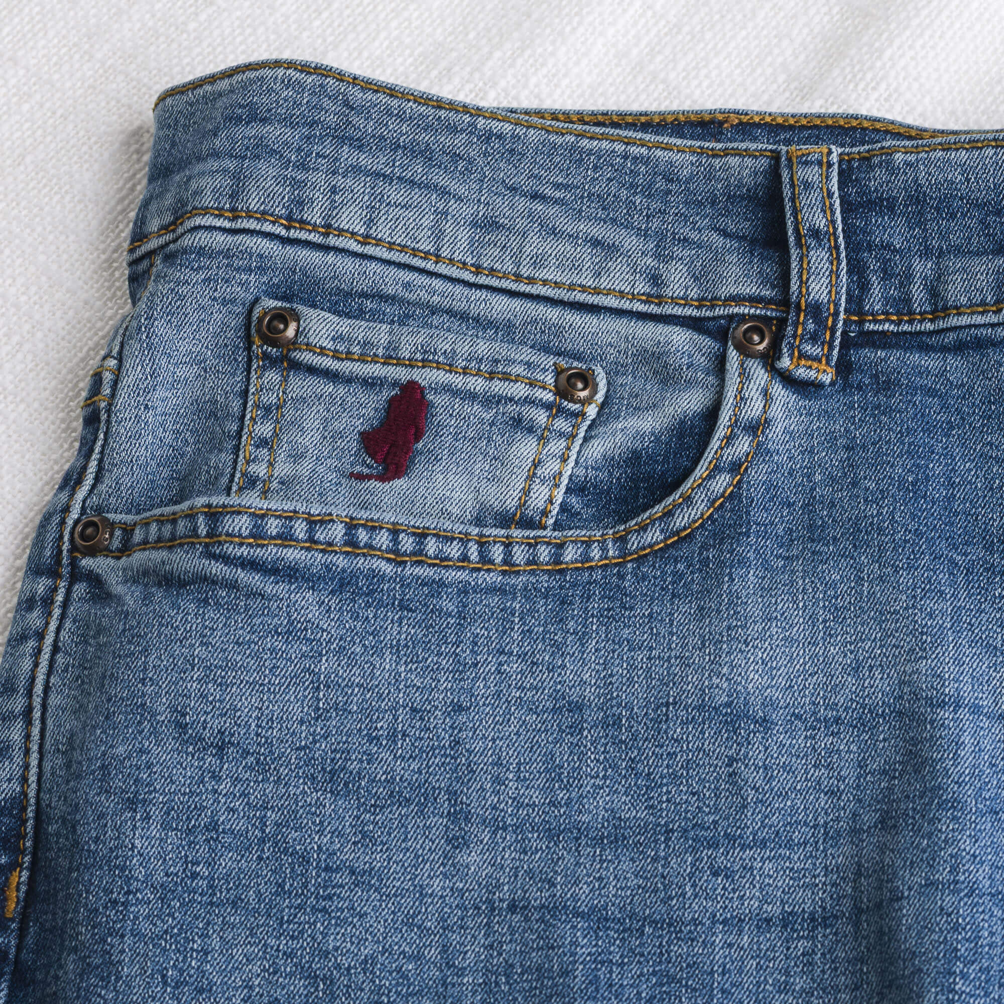 Jeans Stretch Regular - Indigo mid-light - Image 3