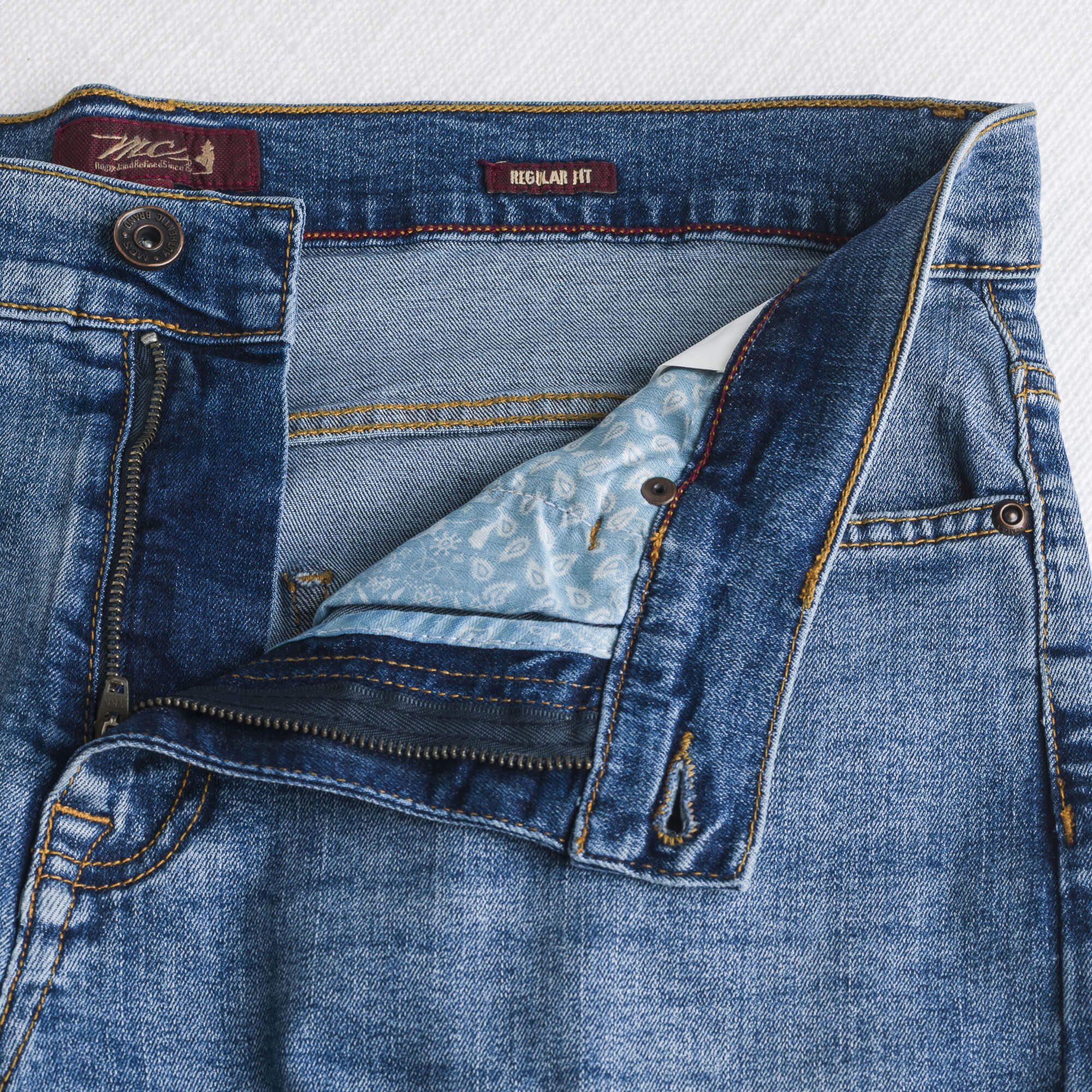 Jeans Stretch Regular - Indigo mid-light - Image 4