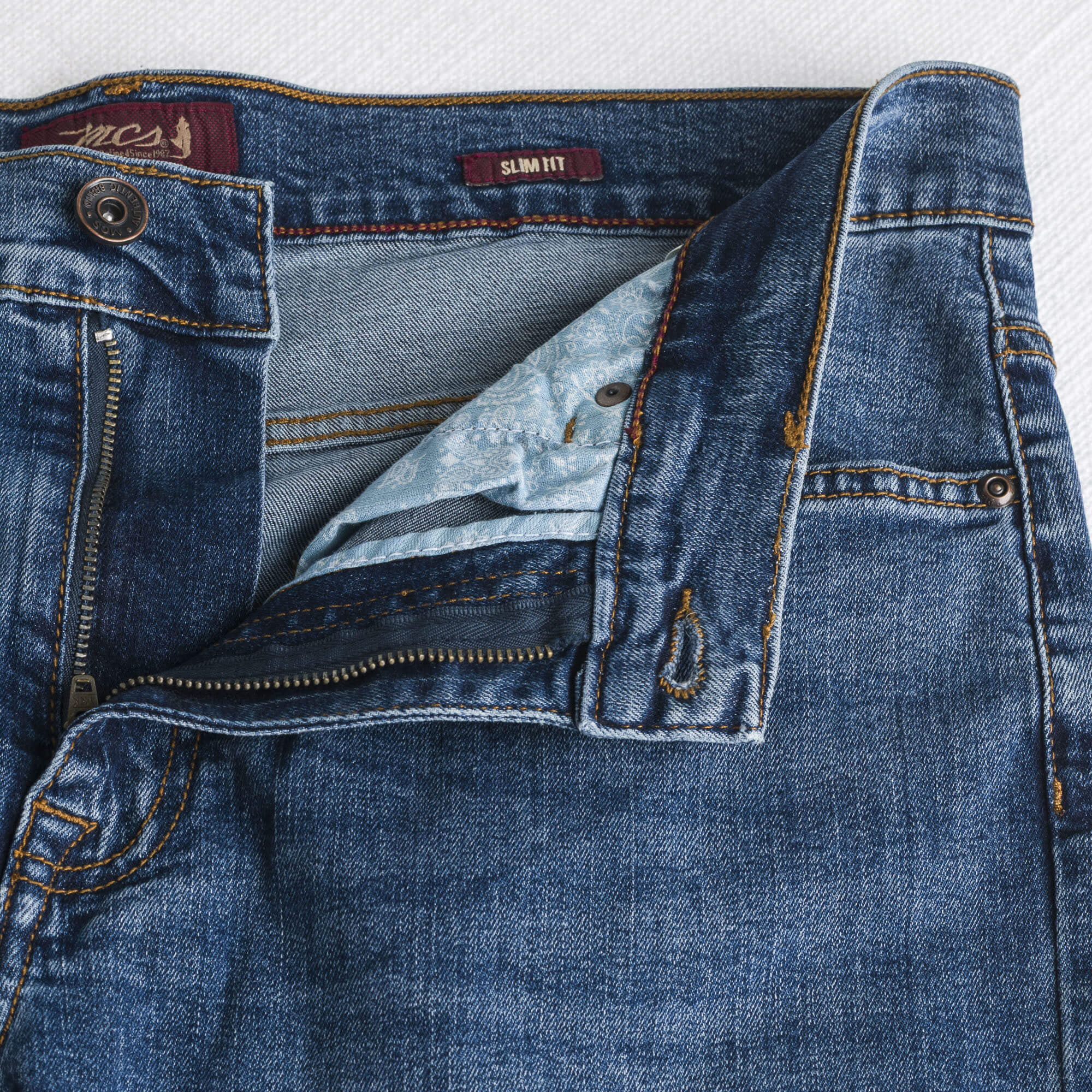 Jeans Stretch Slim - Indigo blue - Image 4