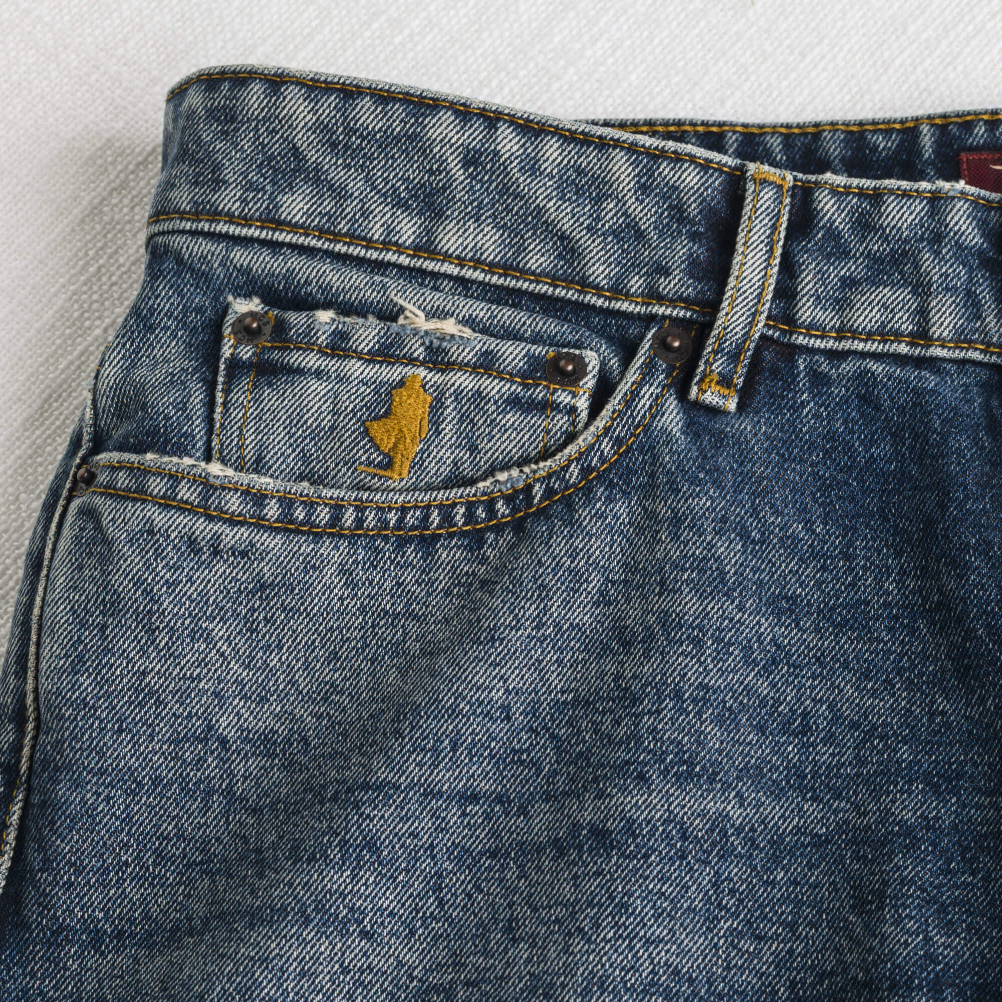 Jeans Vintage "Terre Minerali " Regular - Denim - Image 3