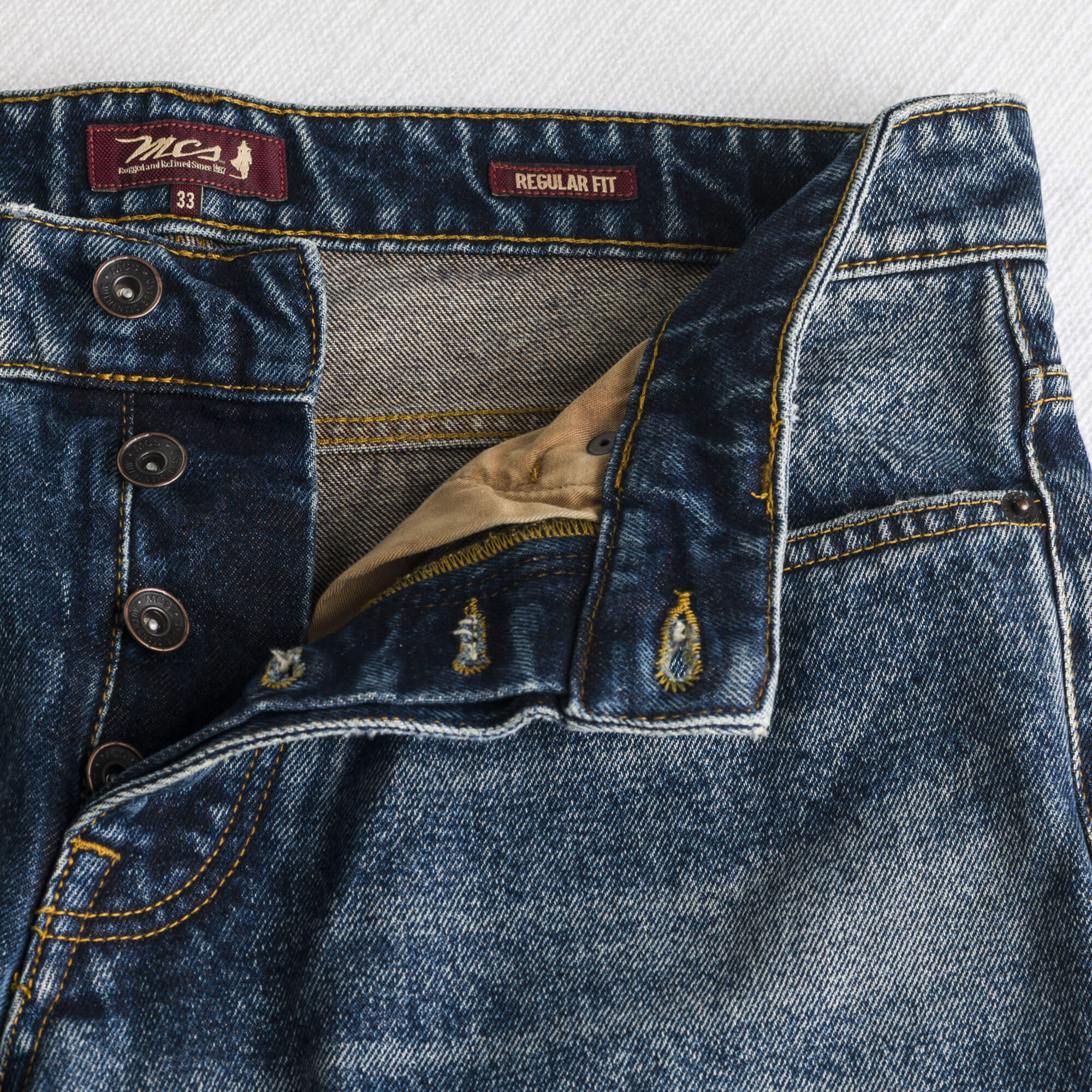Jeans Vintage "Terre Minerali " Regular - Denim - Image 4