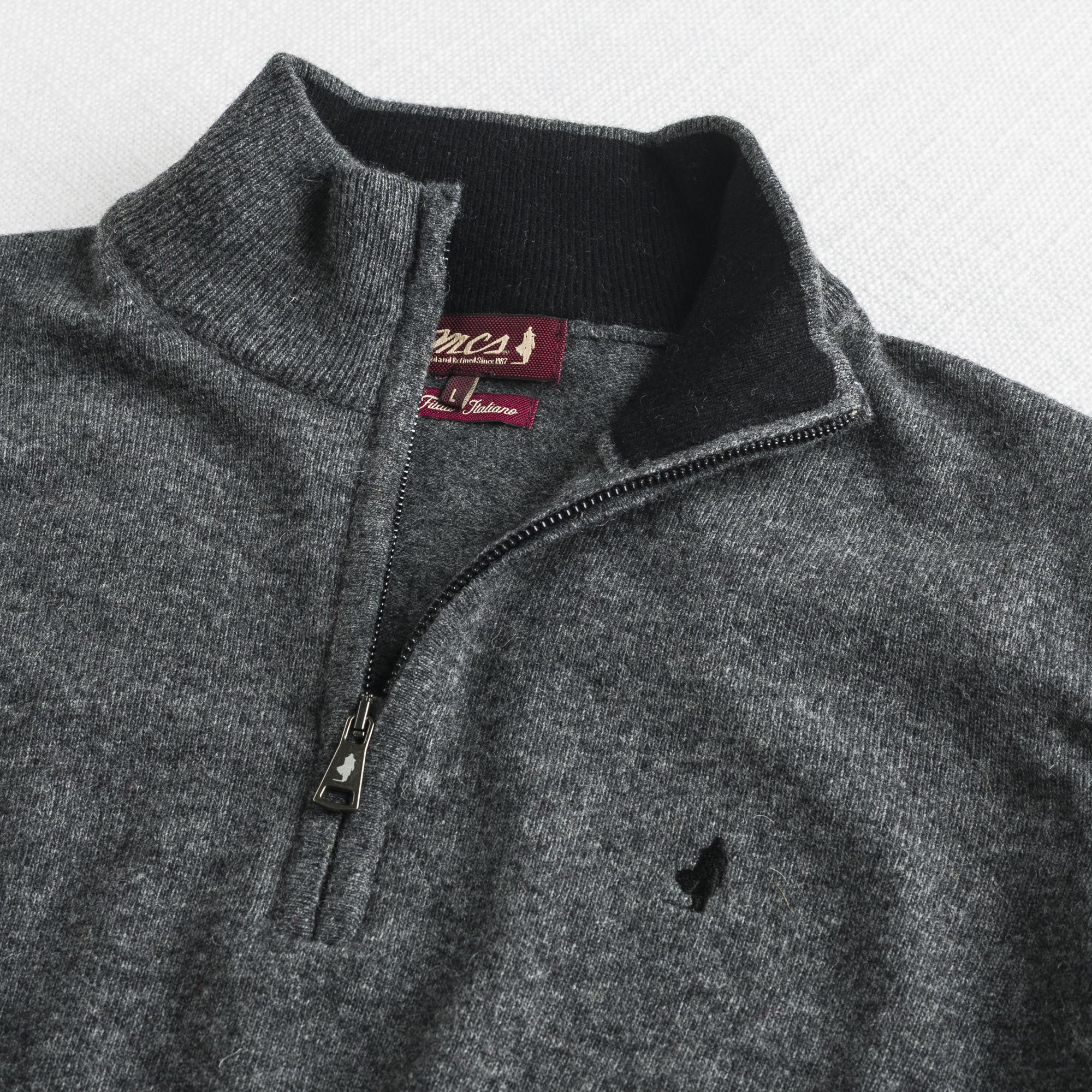 Maglia Mezza Zip in Misto Lana - Image 24