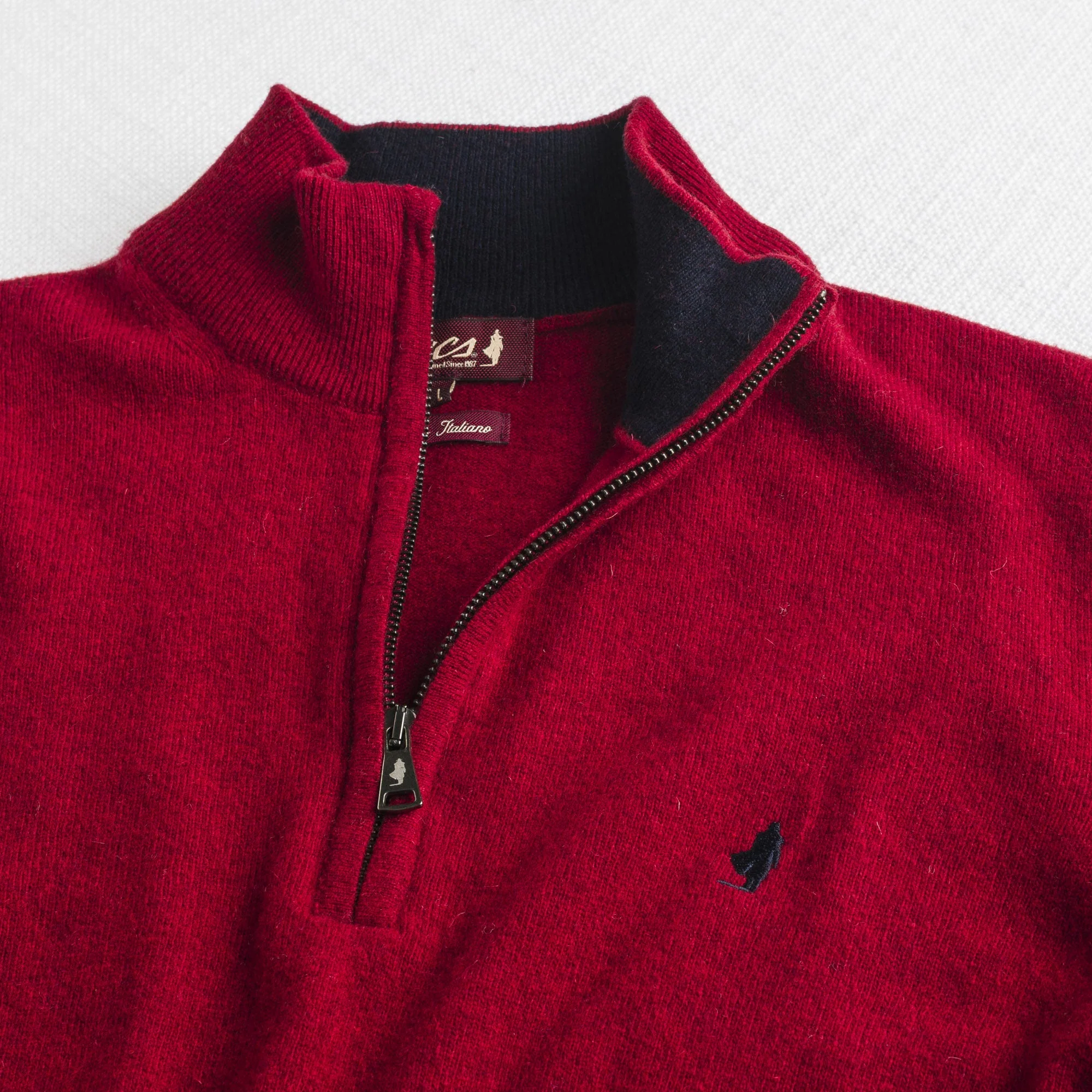 Maglia Mezza Zip in Misto Lana - Image 9