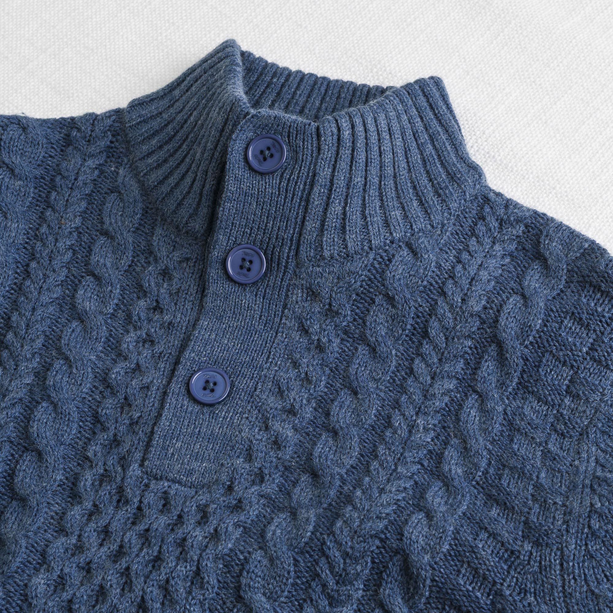 Maglione Camionnaire a Trecce in Misto Lana - Image 7