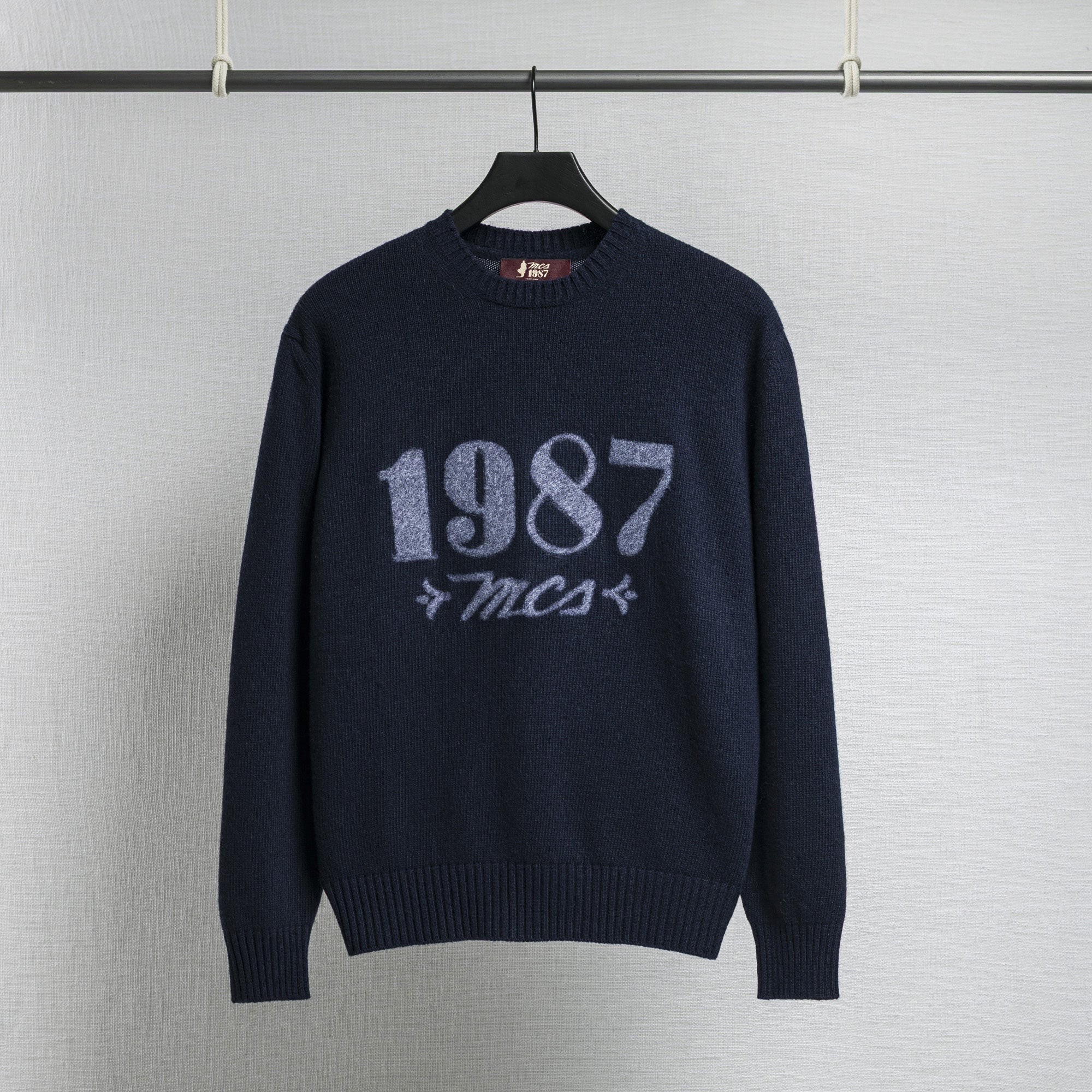 Maglione Girocollo con Logo 1987 - Image 4