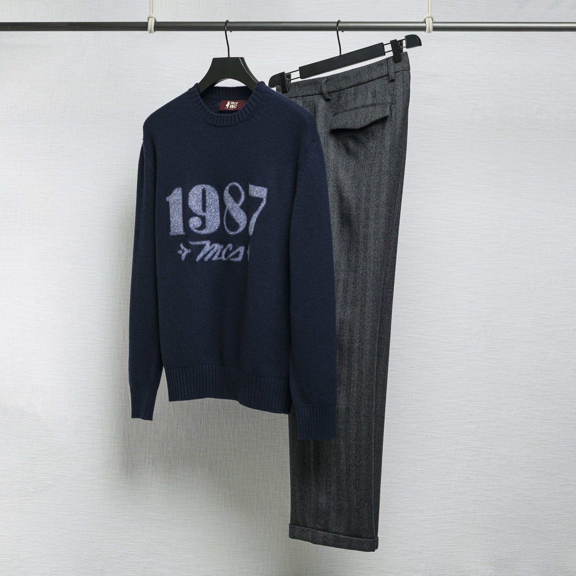 Maglione Girocollo con Logo 1987 - Image 5