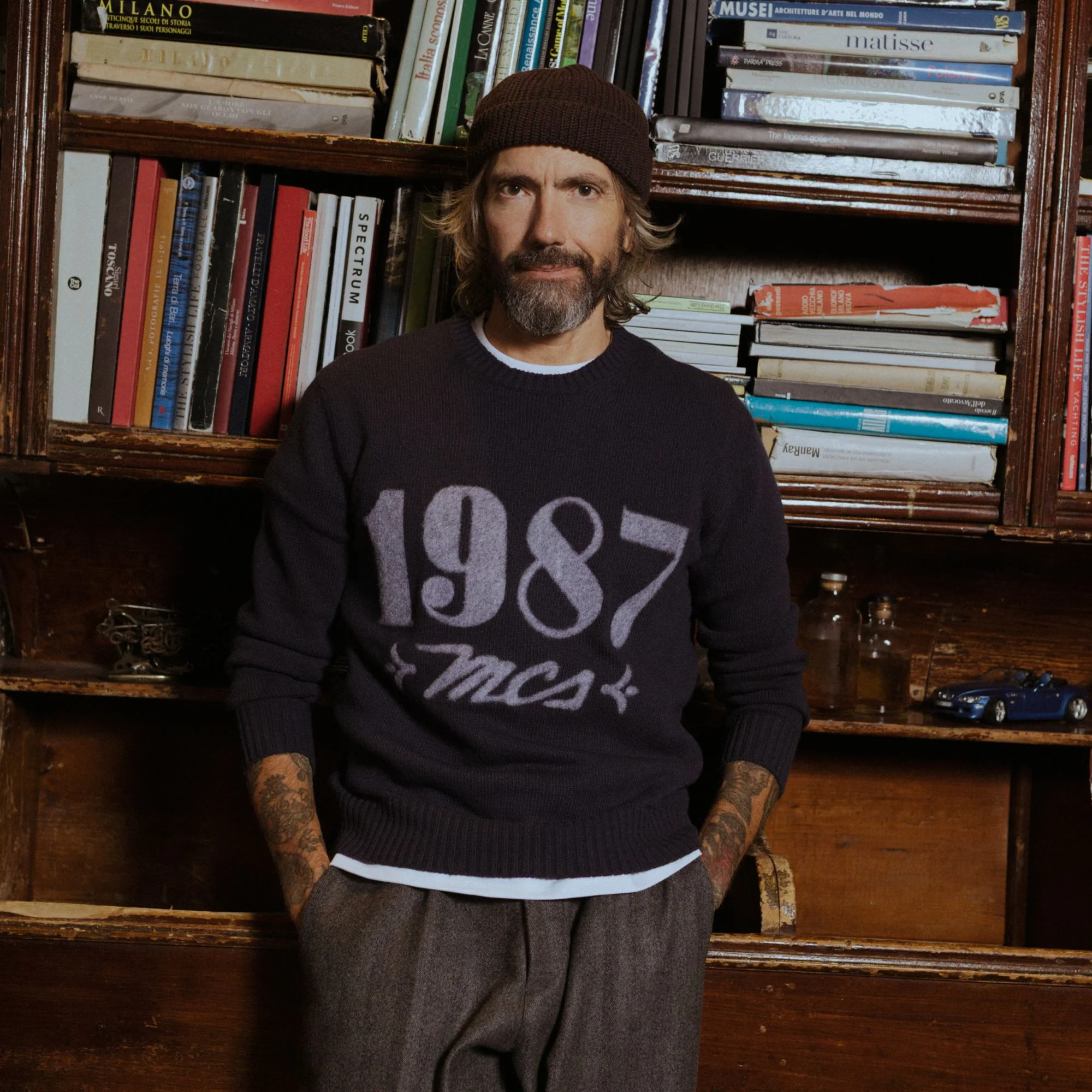 Maglione Girocollo con Logo 1987 - Image 6