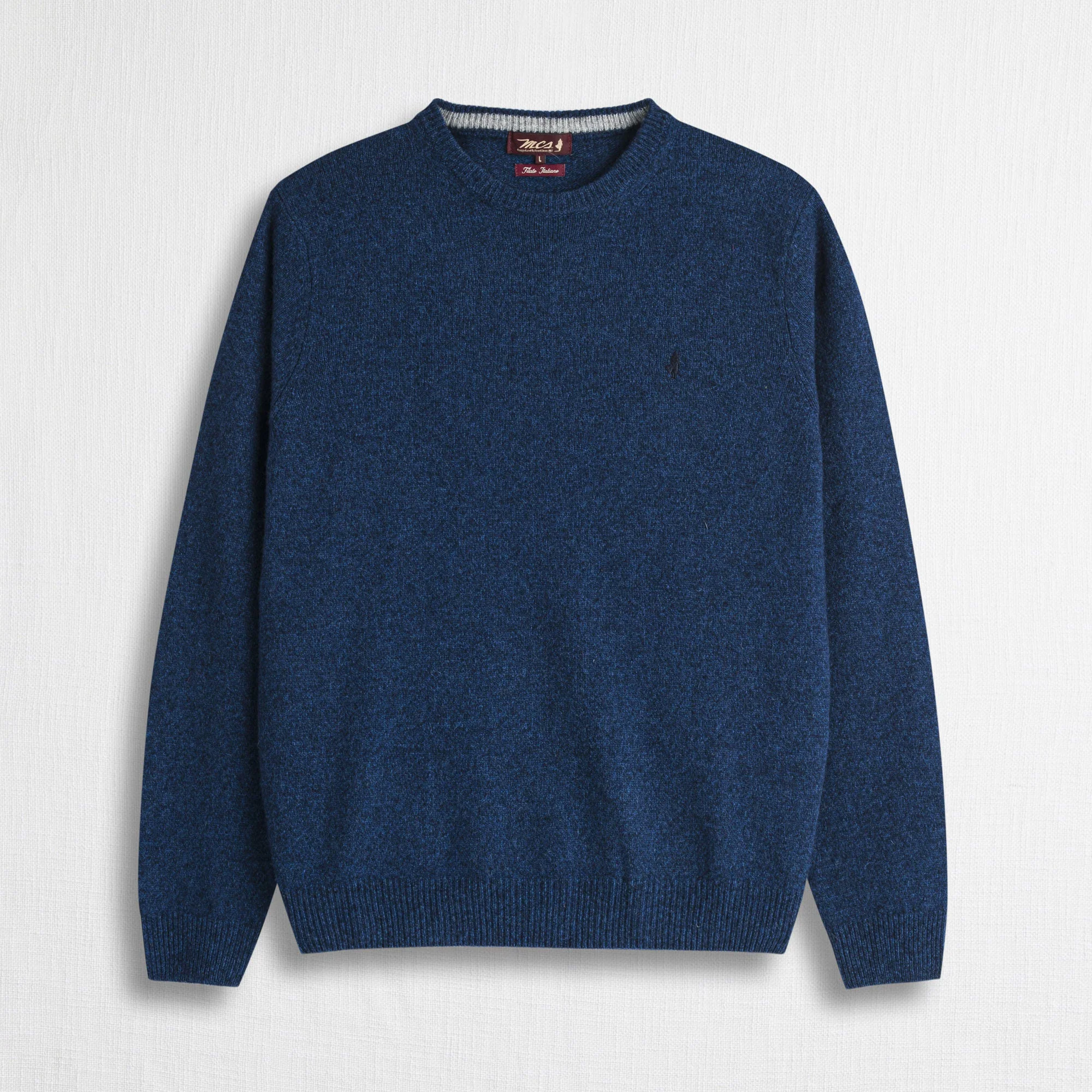 Maglione Girocollo Mouliné in Misto Lana - Image 13