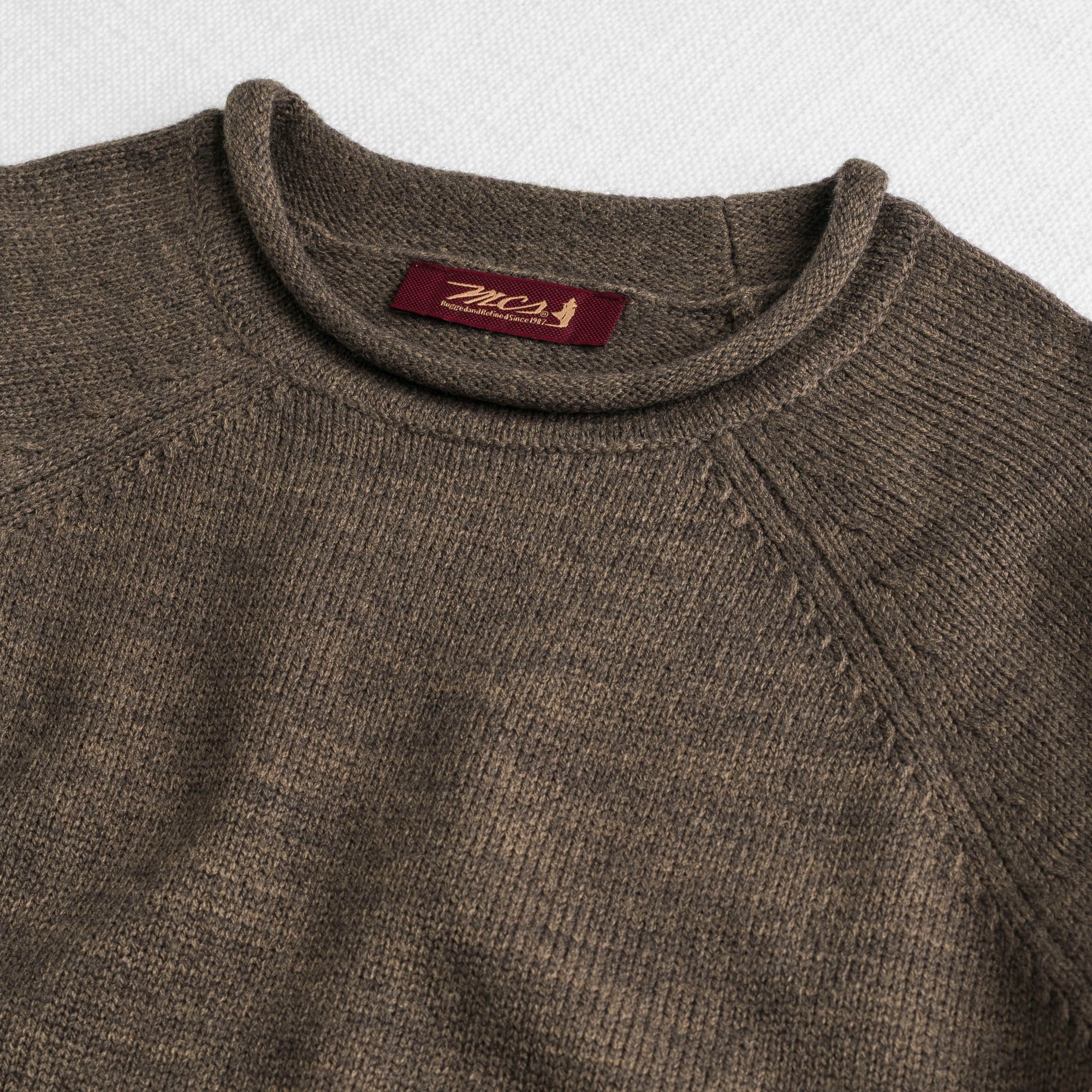 Maglione Girocollo Raglan in Misto Lana - Image 3