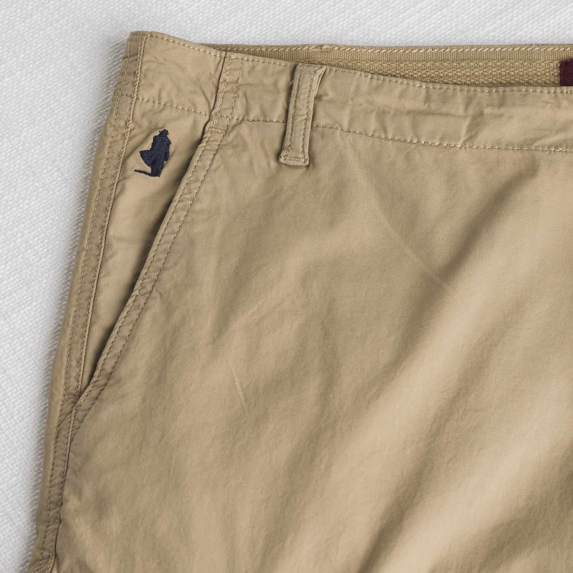 Pantalone cargo in popeline stretch - Khaky - Image 3