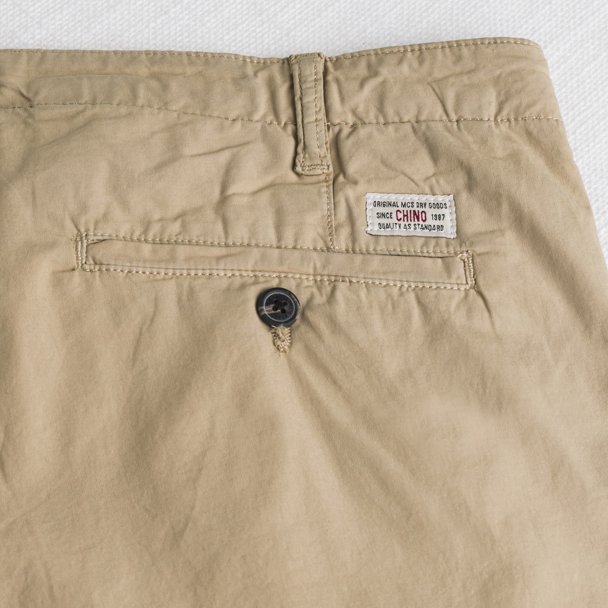 Pantalone cargo in popeline stretch - Khaky - Image 5