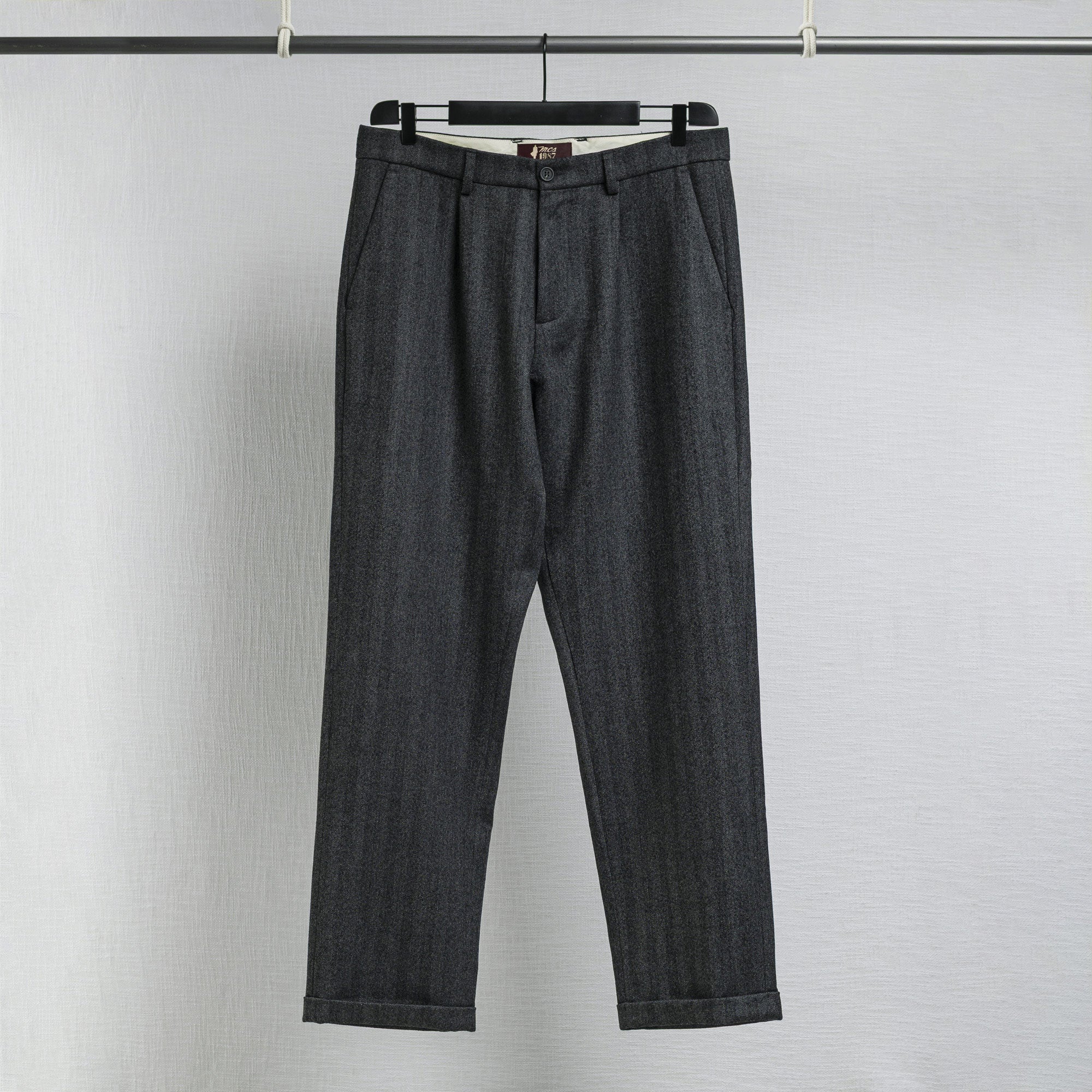 Pantalone Chino in Lana Herringbone - Image 6