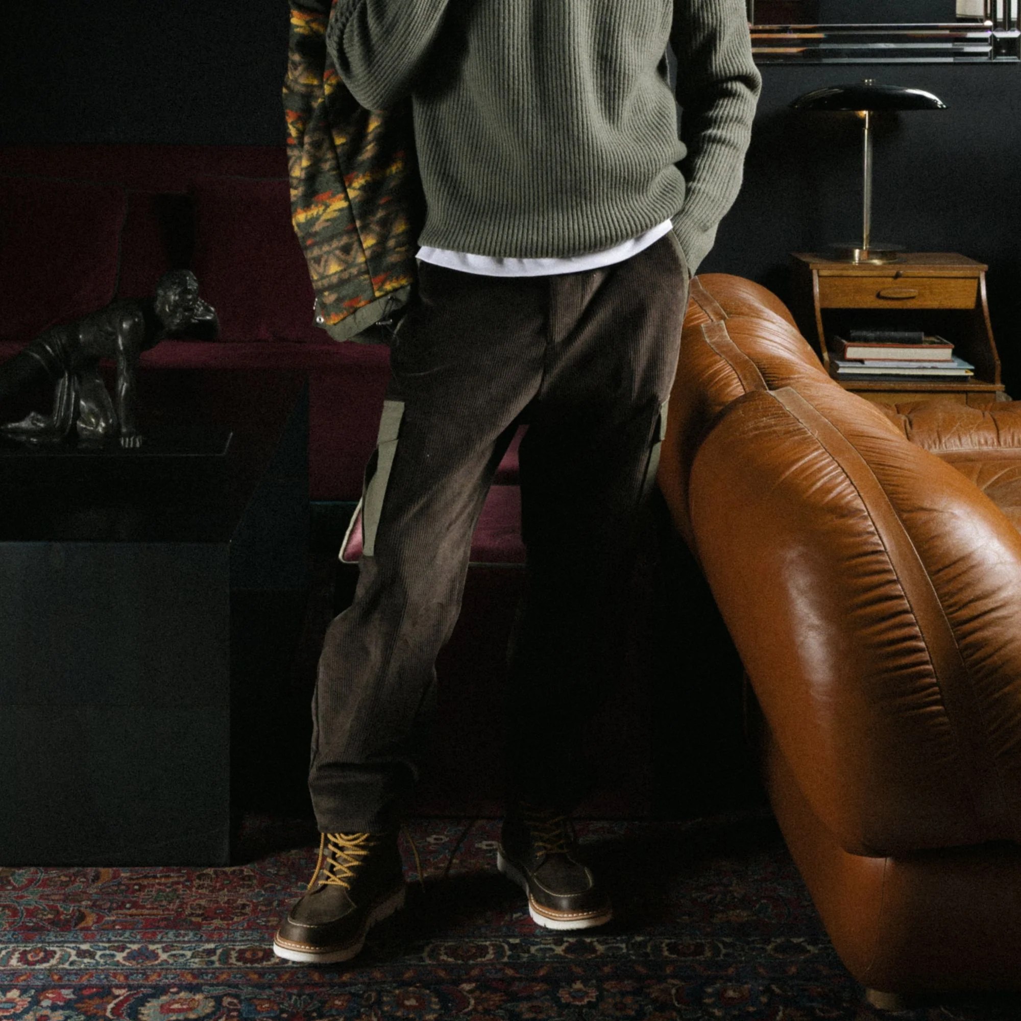 Pantaloni Chino in Velluto A Coste - Image 8