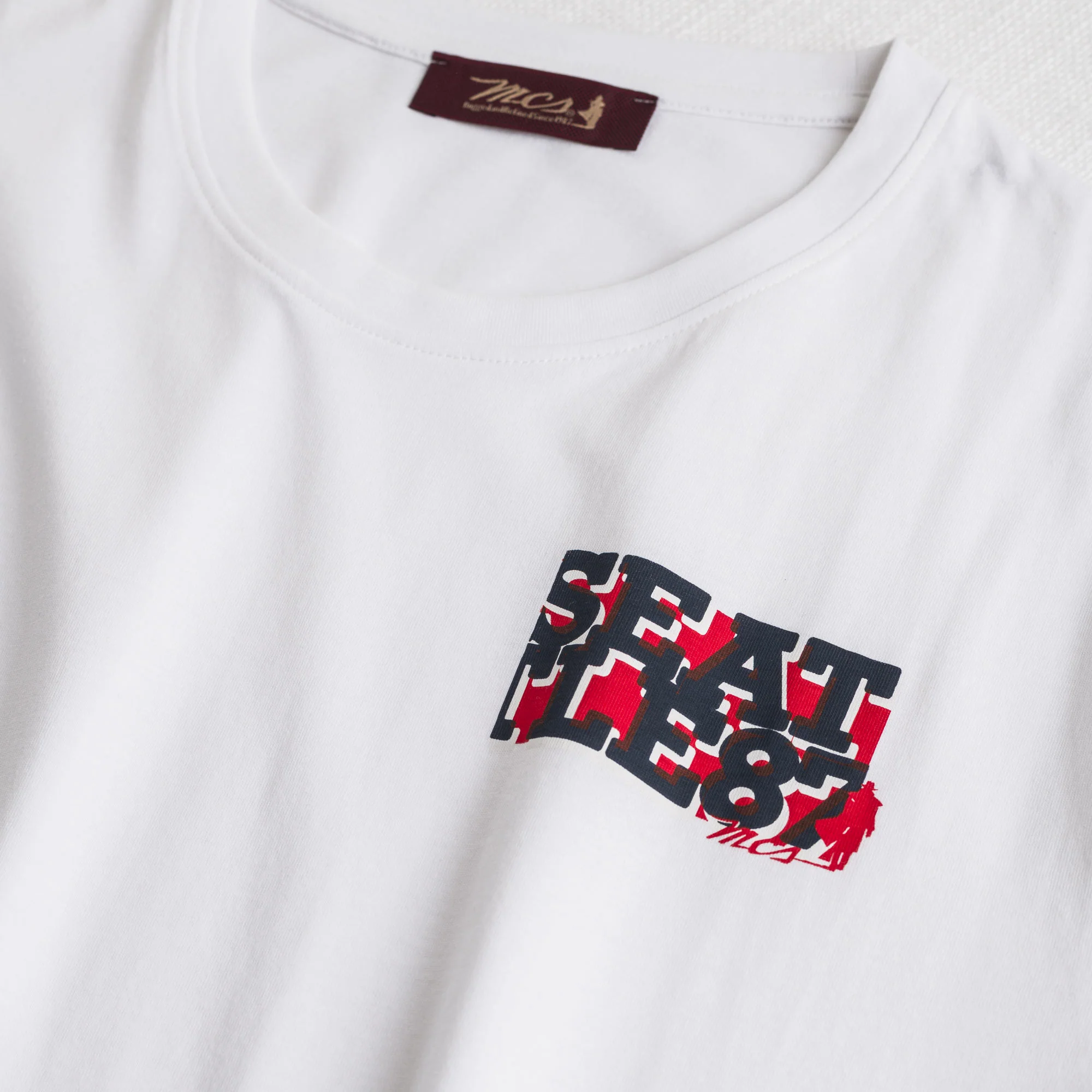 T-shirt 100% cotone con stampa logo punto cuore - White - Image 3